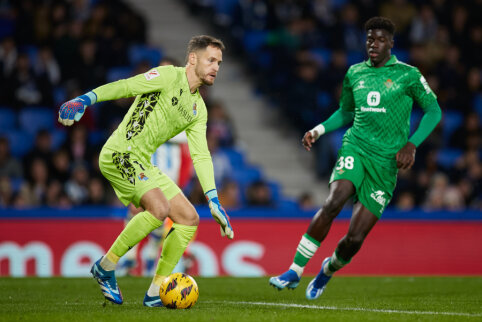In Spain, Real Sociedad and Betis parted ways amicably