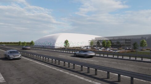Another football field has emerged in the Vilnius region.