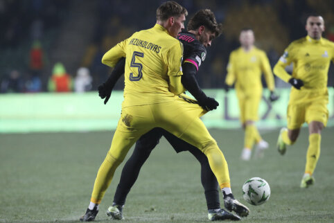 In the Conference League, K. Kažukolovas scored a goal, while A. Kučys' 'Celje' club avoided relegation.