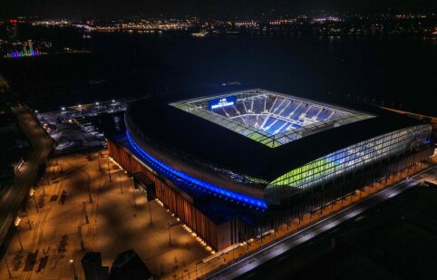 Calculated how much it cost the Everton team to build a new stadium
