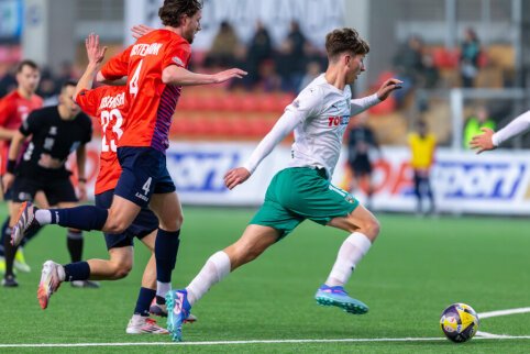 Jansons' goal pushed 'Kaunas Žalgiris' into the A League leader position.