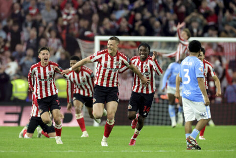 Sunderland advanced to the Championship playoff final after scoring a goal in the 122nd minute.