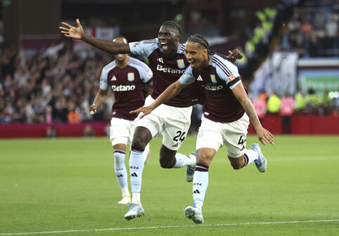 Aston Villa secured an important victory in the battle for a place in the Champions League.