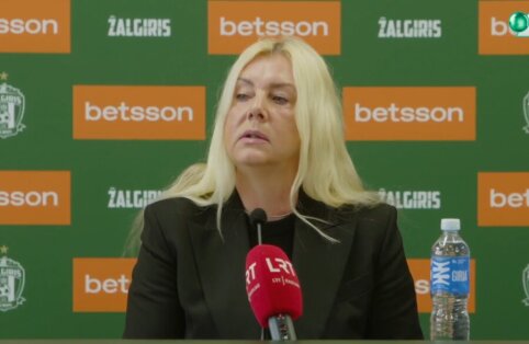 Fans' anger means nothing: V. Venslovaitienė once again defended V. Čeburinas