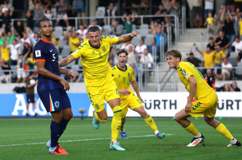 The Lithuanian team, which erased a two-goal deficit, ultimately fell to the Netherlands.