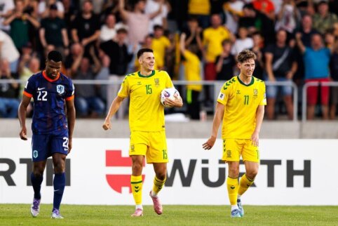 See: how the goals of the Lithuanian national team looked from the stands against the Netherlands.