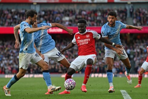 Arsenal salvaged a point in the match against Man City
