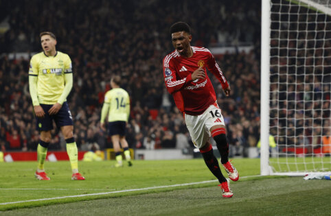 Manchester United players A. Diallo and N. Mazraoui will miss the match against Brentford.