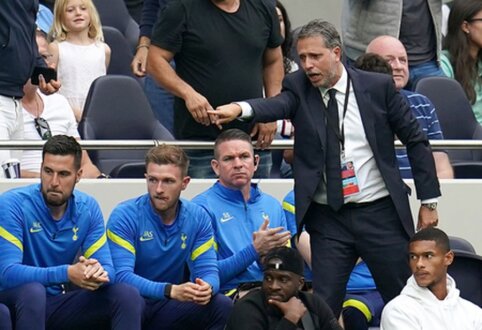 Sports director F. Paratici returned to the Tottenham team