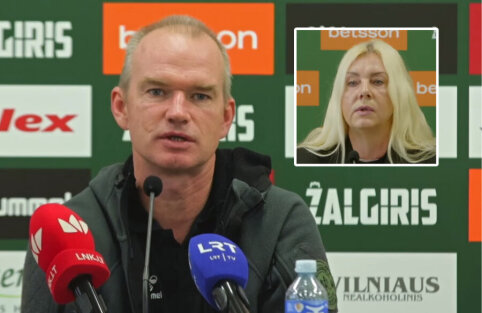 The situation of 'Žalgiris' is extremely poor, V. Venslovaitienė built a wall of silence.