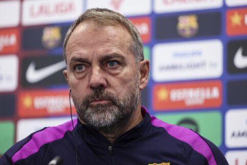 H. Flick: "It's normal for L. Yamalis to react that way after being substituted"