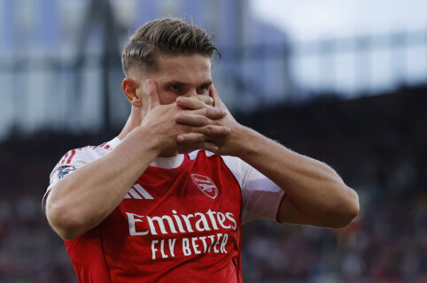 M. Arteta: 'You can see V. Gyokeres' work, effort, and his connection with the midfielders.'