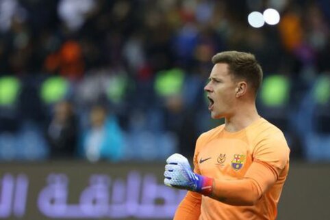 H. Flick: 'M. Ter Stegen is one of the three great goalkeepers at the Barcelona club'