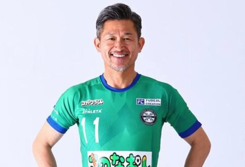 58-year-old Japanese footballer K. Miura continues his professional career