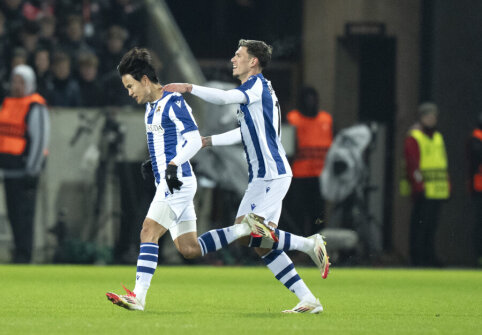 Atletico parted amicably with the struggling Real Sociedad club.