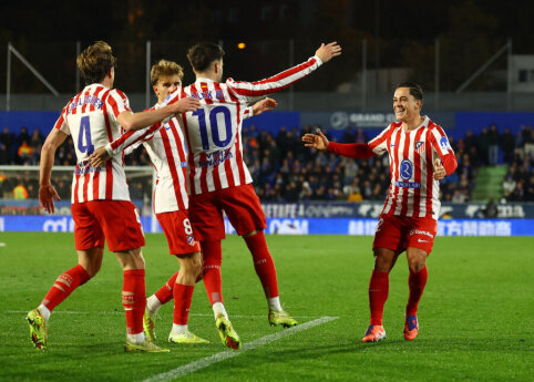 Atletico reached the Champions League knockout stage.