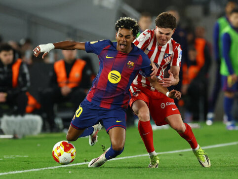 Barcelona significantly outclassed the Atletico team