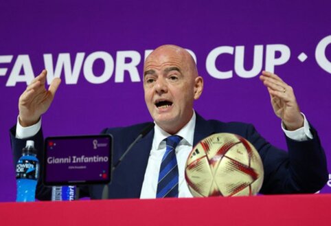 G. Infantino – on the new rule and the prize for D. Trump