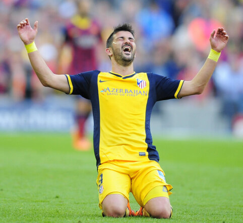 D. Villa returned to the Atletico club