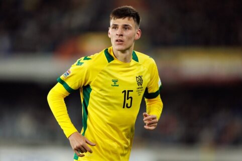 The Lithuanian national team ended their series of defeats in Moldova.