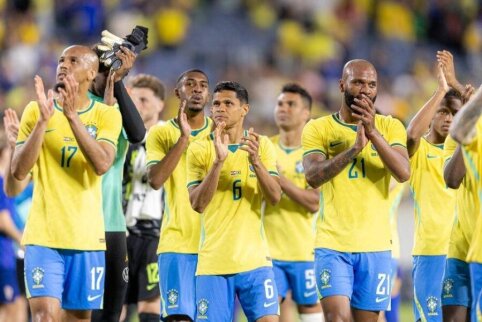 Brazil held on to a victory against Croatia in the control match.