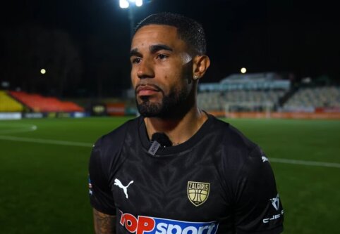 L. Ribeiro after victory over Vilnius 'Žalgiris': 'We proved everything on the field'