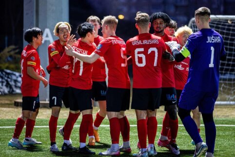 "Atmosfera" that defeated "Žalgiris" is in a lower position in its division than the "Žalgiris" reserve team.