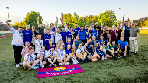 Kaunas teachers competed in a football tournament