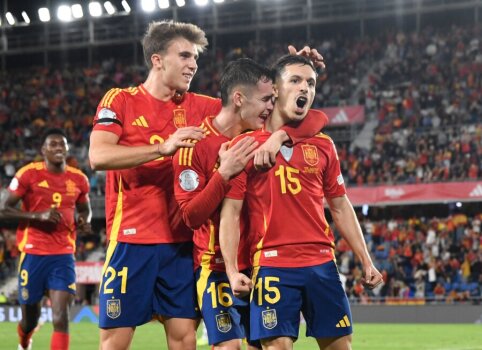 The Spaniards had no trouble with the Peru national team