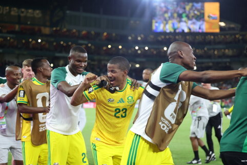 South Africa will play in the World Cup knockout stage for the first time.