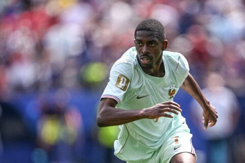 O. Dembele's hat-trick knocked out the Norwegians
