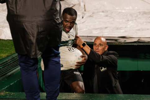 Player who celebrated a goal in Brazil fell into a tunnel, and VAR disallowed the goal.