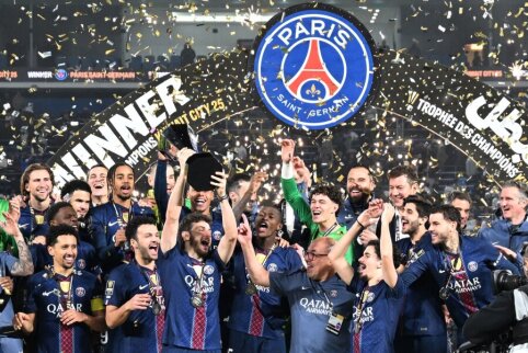 After K. Mbappe's departure, PSG can't fit trophies into the cabinet.