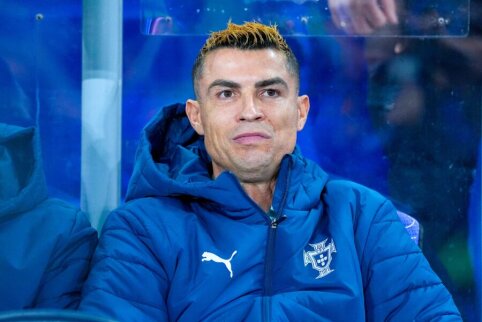 C. Ronaldo was left sitting on the bench, while Portugal defeated Norway led by Haaland.