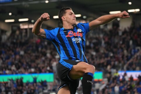 N. Krstovičius' double secured victory for the Atalanta club.
