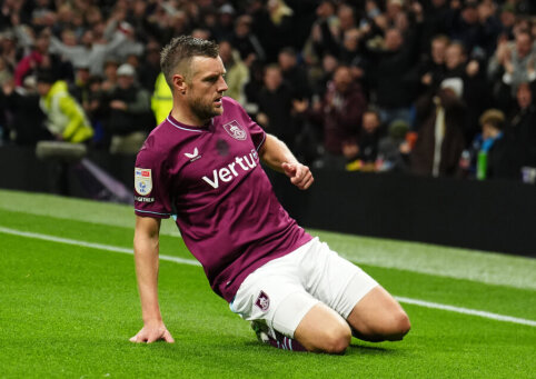 J. Vardy scored his first goal for Burnley, but Wolves were stronger