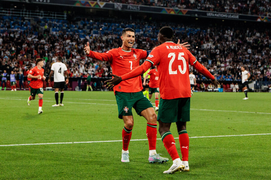 Ronaldo's goal decided everything: Portugal defeated Germany and progressed to the Nations League final.