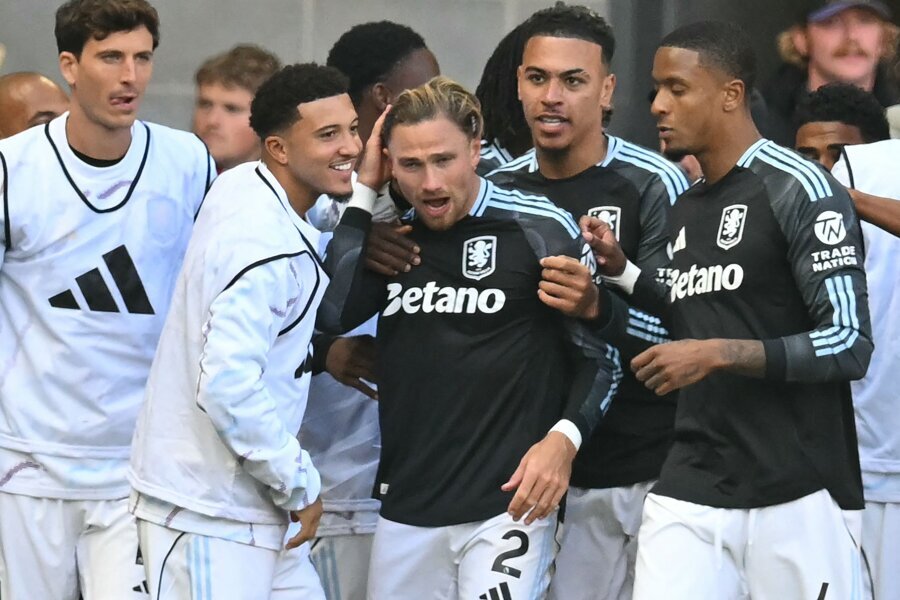 Aston Villa scored their first goal of the Premier League season, but lost points despite being in the lead.