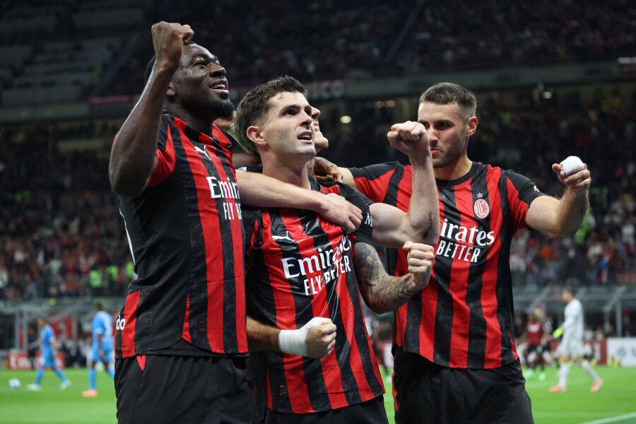 Victory for AC Milan against Napoli in the battle of Italian giants