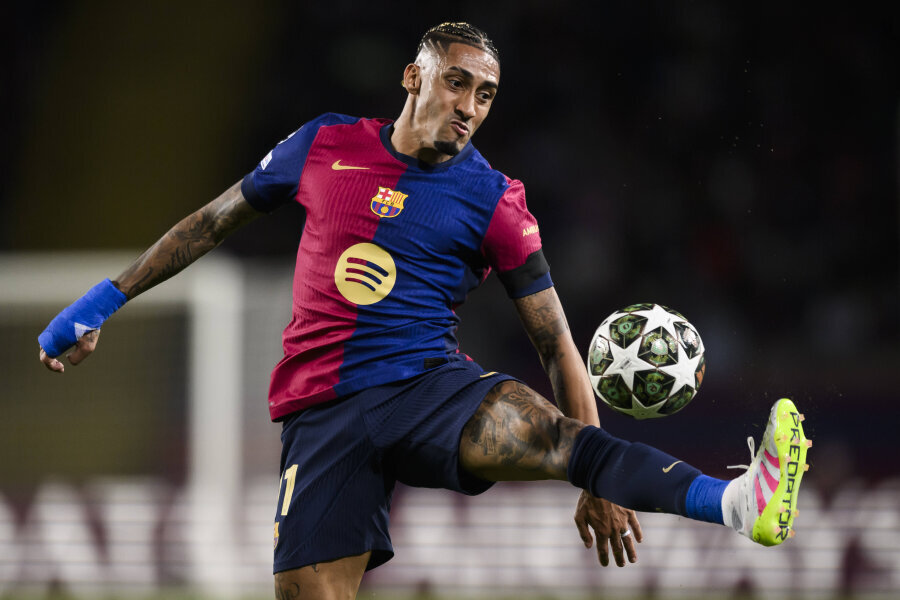 Raphinha will be able to help the Barcelona team immediately after the international break.