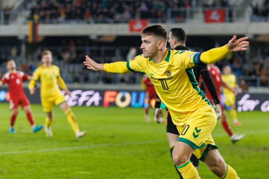 F. Černychas became a record holder for the Lithuanian national team