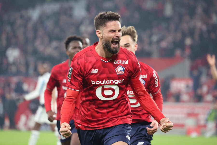 Timeless O. Giroud contributed with a double to 'LOSC Lille's' victory