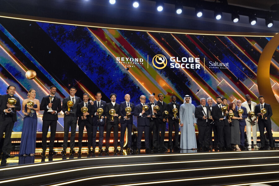 PSG Representatives Dominate at the Globe Soccer Awards Ceremony