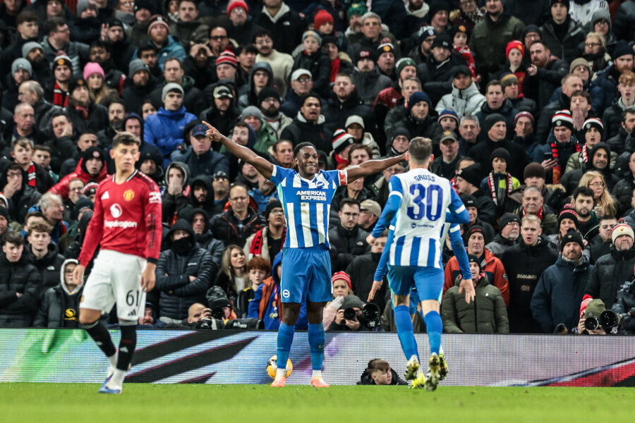 Brighton eliminated Man Utd from the FA Cup