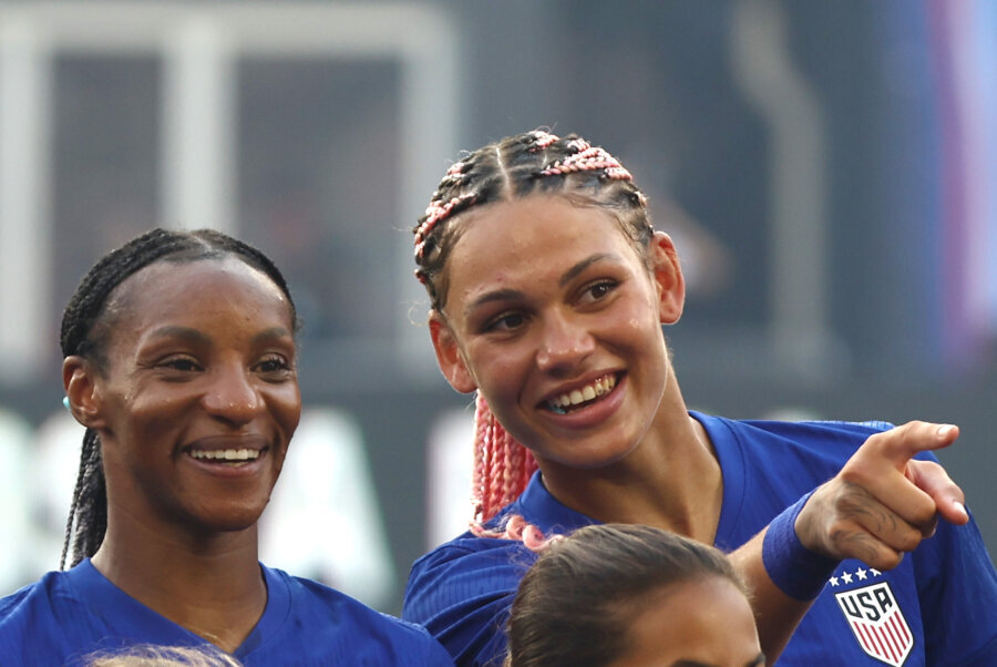 The highest-paid female footballer in the world - daughter of an NBA legend