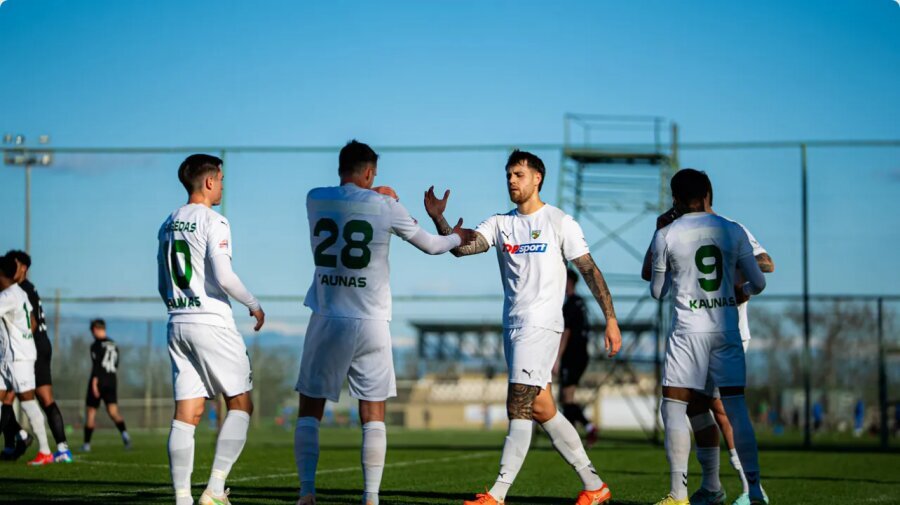 Kaunas Žalgiris defeated a Danish club in Turkey