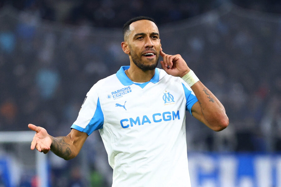 P. Aubameyang masterfully snatched victory for the Marseille club at the end.