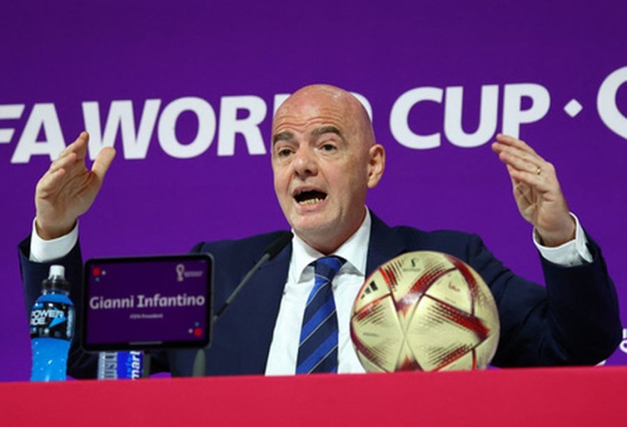 G. Infantino – on the new rule and the prize for D. Trump