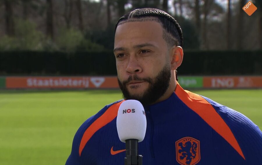 R. Koeman: "It's important for M. Depay to be in the best possible condition."