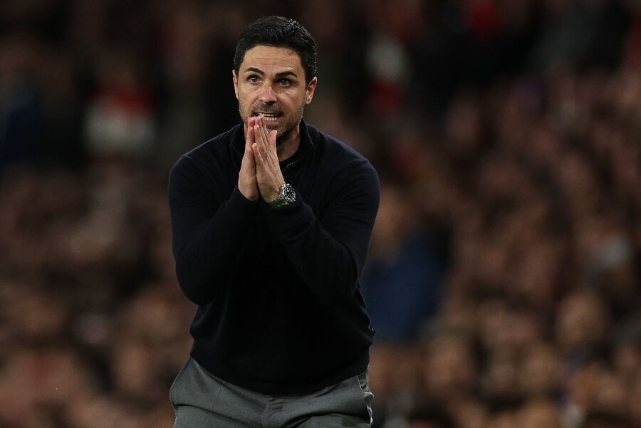 M. Arteta questioned the referees' decisions after the winning match.